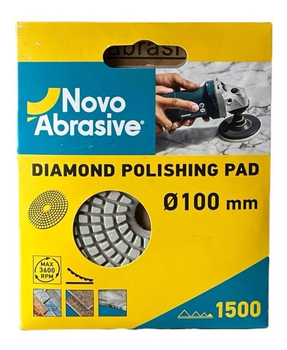Диск алмазний полірувальний NovoAbrasive (черепашка) Р1500, 100 мм (NADP1001500)