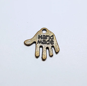 Подвески металлические Finding Кулон рука hand made ручная работа Античная бронза 12 мм x 11 мм