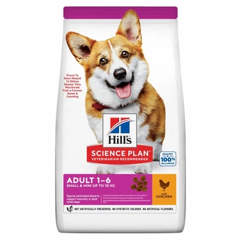 Сухой корм для собак малых пород Hill’s Science Plan Adult Small&Mini курица 6 кг (604233)