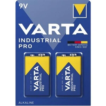 Лужна батарея Крона 9V Varta Alkaline Industrial Pro 6LR61 2 шт