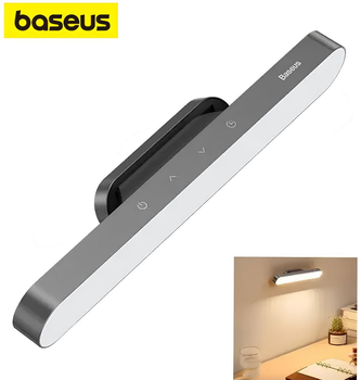 Аккумуляторная лампа Baseus Magnetic Stepless Dimming Charging Dark Gray (DGXC-C0G)