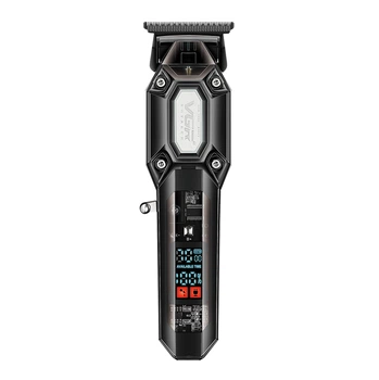 Тример VGR V-900 4 насадки 700 mAh 7000 RPM LED display Black (9102)