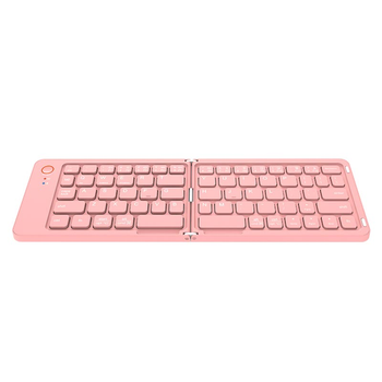 Складана Bluetooth-клавіатура Meetion MT-BTK001 |BT, 150 day standbuy, Type-C Charging| Pink