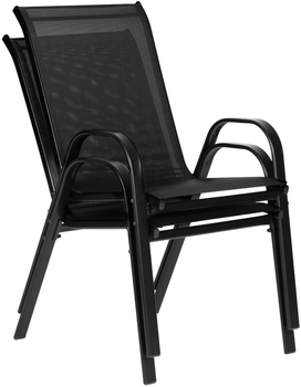 Набір садових стільців ModernHome by Multistore SC-092KD Black 2 шт (5905817001064)
