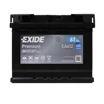 Автомобильный аккумулятор EXIDE Premium 61Аh 600Ah R+ EA612