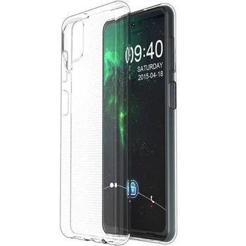 Силіконовий (TPU) чохол Deexe UltraThin для Samsung Galaxy A12 (A125) / A12 Nacho (A127) - Transparent