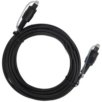 Шнур оптический, toslink plug - toslink plug TCOM, Ø4мм, 5м
