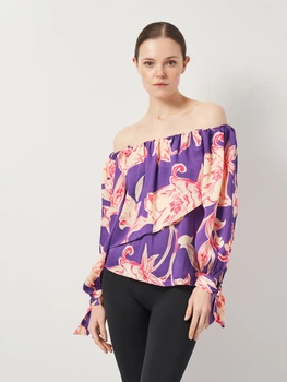 Блузка жіноча Zara 2996/188 S Фіолетова (02996188330023)