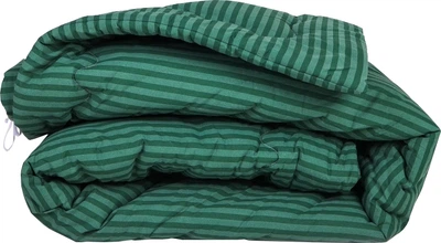 Набір MirSon №125 Сolor Fun Line 17-0612 Stripe Emerald Ковдра Демісезонна Полуторна 155х215 Tencel + Дві наволочки 50х70 (2200010852424)