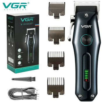 Аккумуляторная машинка для стрижки волос VGR V-969, Машинка для стрижки волос домашняя