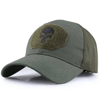 Универсальная кепка(бейсболка) «Каратель» олива