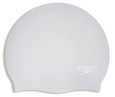 Шапка для плавания Speedo для длинных волос серый унисекс 100% силикон для комфортного плавания