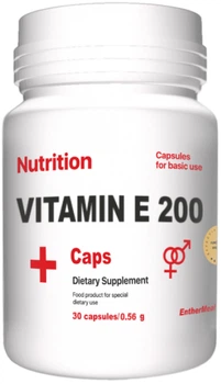 Вітамін E EntherMeal E 200 30 капсул (E20000030M092)