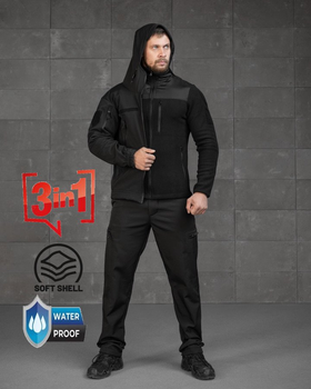 Тактичний костюм softshell 3в1 police ВТ7928 (Размер: XL)