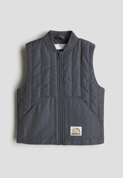 Жилет стеганый темно-серый Dinoriffic H&M 110-116см (400010715)