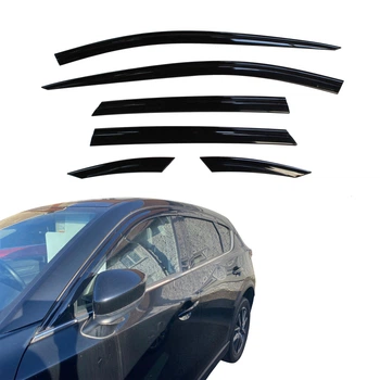 Дефлекторы окон ветровики MAZDA CX-5 17- 6шт CLOVER Мазда ЦХ-5 АМ0054929