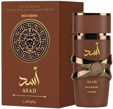 Парфумована вода для чоловіків Lattafa Asad Bourbon 100 мл (6290362340362)