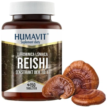 Дієтична добавка Humavit Рейші (Ganoderma lucidum) + Пивні дріжджі 150 таблеток (5903129301230) Дієтична добавка Humavit Рейші (Ganoderma lucidum) + Пивні дріжджі 150 таблеток (5903129301230)