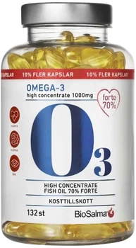 Omega-3 висока концентрація 70% 1000mg BioSalma 132 капсули