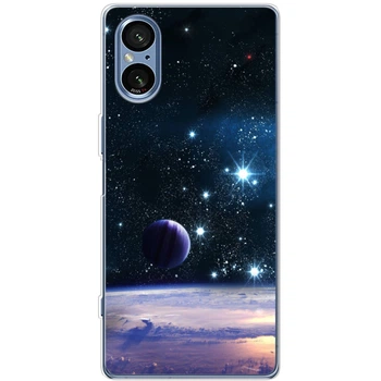 Силиконовый чехол BoxFace Sony Xperia 5 V Space Landscape (65533-up425)