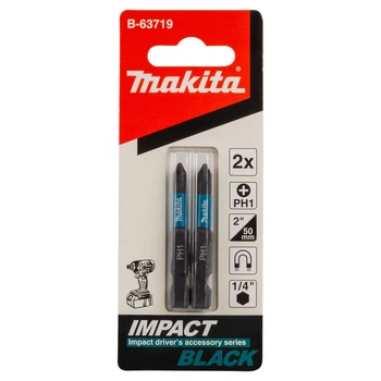 Биты торсионные PH1 50 мм Makita Impact Black B-63719 (2 шт)