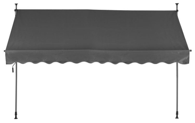 Markiza przeciwsłoneczna balkonowa MultiGarden 200 x 120 cm Szara (5905817002467)