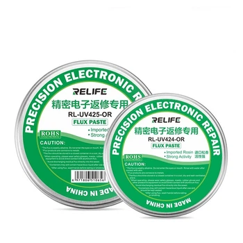 Флюс-паста RELIFE RL-UV425-OR , для паяння міді і сталі, для безсвинцевого паяння, універсальна, 50 г
