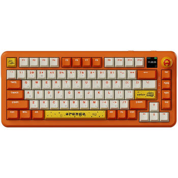 Клавіатура бездротова Ajazz AK820 MAX Avocado Switch Orange (AK820MAX-AS-OW) ( Помаранчевий ) 33074