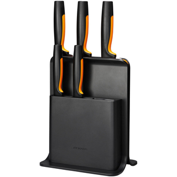 Набор кухонных ножей с пластиковым блоком Fiskars Functional Form (1057554)