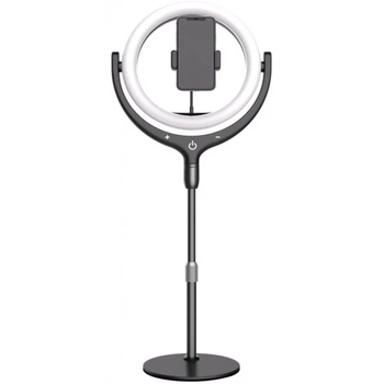 Комплект кольцевой LED-лампы 26 см 10 дюймов F-539A 96 шт. 3300K - 6000К+ держатель + пульт + штатив