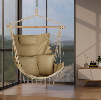 Бразильское кресло - гамак Outtec Boho Sois XXL бежевый