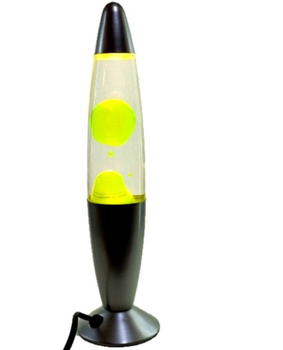 Лава лампа Lava Lamp TOPA 41 см Воскова Жовта Лимонна