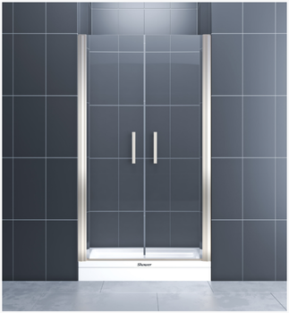 Стеклянная дверь в душевую Shower RELAX RLX-025 190х90 см хром перегородка для душа распашная стекло матовое (C15516)