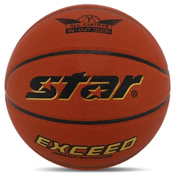 Безкетбольний м'яч №7 STAR EXCEED Поліуретан для зали для вулиці помаранчевий BB4837C
