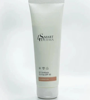 Антиоксидантный ультразащитный крем OIL-FREE SPF-80 Smart4Derma Illumination QC Sunblock Oil-Free SPF 80 230мл