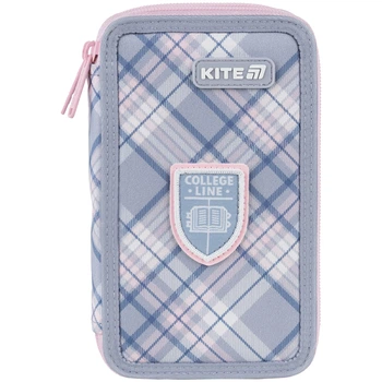 Пенал без наповнення Kite College Line Дівчина K25-623-1, 2 відділення