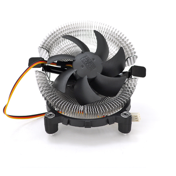 Кулер для процессора Pccooler Bluebird для сокетов AMD и Intel LGA 775 1155 с трехконтактным разъемом обороты вентилятора 2000 об мин упаковка box