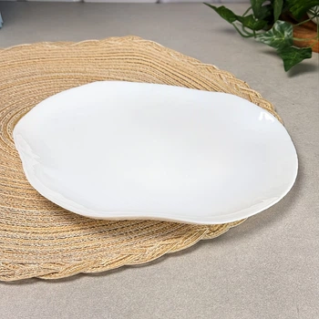 Белые персональные тарелки 4 шт 22.5 см LUMINARC GALEO WHITE