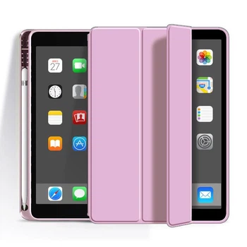 Чохол iPad Pro 11" 2024-2025 M4/M5 TPU Pen Slot Smart Case pearl pink