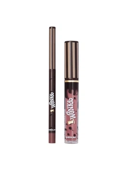 Набор для губ (блеск+ карандаш для губ) Sheglam Willy Wonka Cocoa Kiss Lip Duo Cookies N' Milk 2.7мл+0.25г