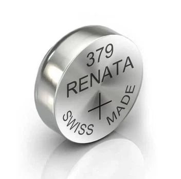 Батарейка для часов серебряно-цинковая Renata 379 SR521SW G0 AG0 LR63 LR521 1.55V (85)