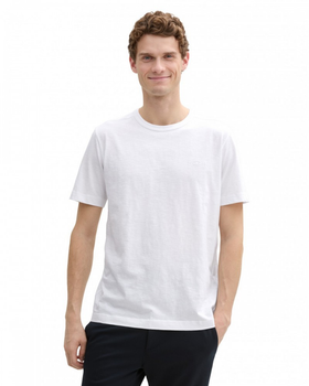 Футболка Tom Tailor Basic cotton T-shirt L Білий 1045627-20000