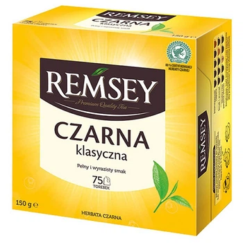 Чай Remsey Black Classic чорний класичний 75 пакетиків