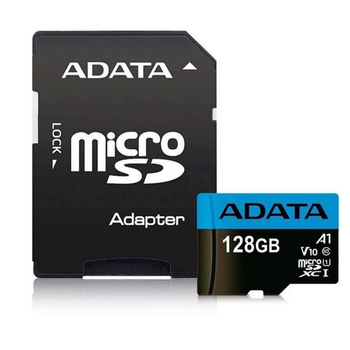 Карта памяти Premier microSDXC UHS-I Class10 128ГБ + SD adapter, флешка памяти микро sd +адаптер