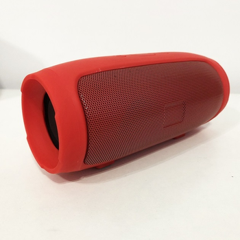 Портативная аккумуляторная Bluetooth колонка беспроводная 16см переносная акустика бумбокс USB MP3 UKC Charge Mini E3 красный
