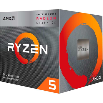 Процесор AMD Ryzen 5 3400G (YD3400C5FHBOX) (sAM4, 8T, 4.2 ГГц, Box)