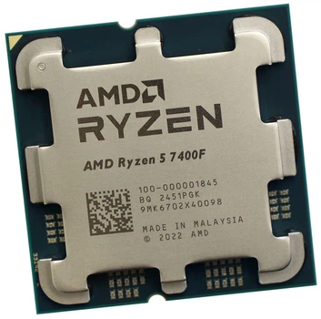 Процессор AMD Ryzen 5 7400F (100-000001845) (Socket AM5, 12T, 4.7 ГГц, Tray) Б/у