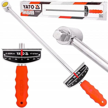 Ключ динамометрический YATO 1/2" 0-300 Нм YT-07641