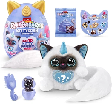 М'яка іграшка-сюрприз Rainbocorns Kittycorn Surprise Series 3 ZURU регдолл! (92104D)