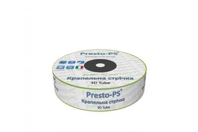 Капельная лента Presto-PS эмиттерная 3D Tube капельницы через 20 см длина 500 м (3D-20-500)